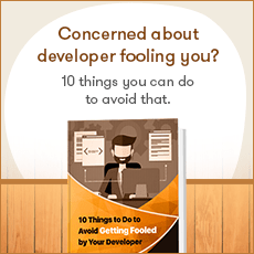 Developer fooling you
